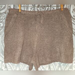 Auden Brown Knit Women's Lounge Shorts